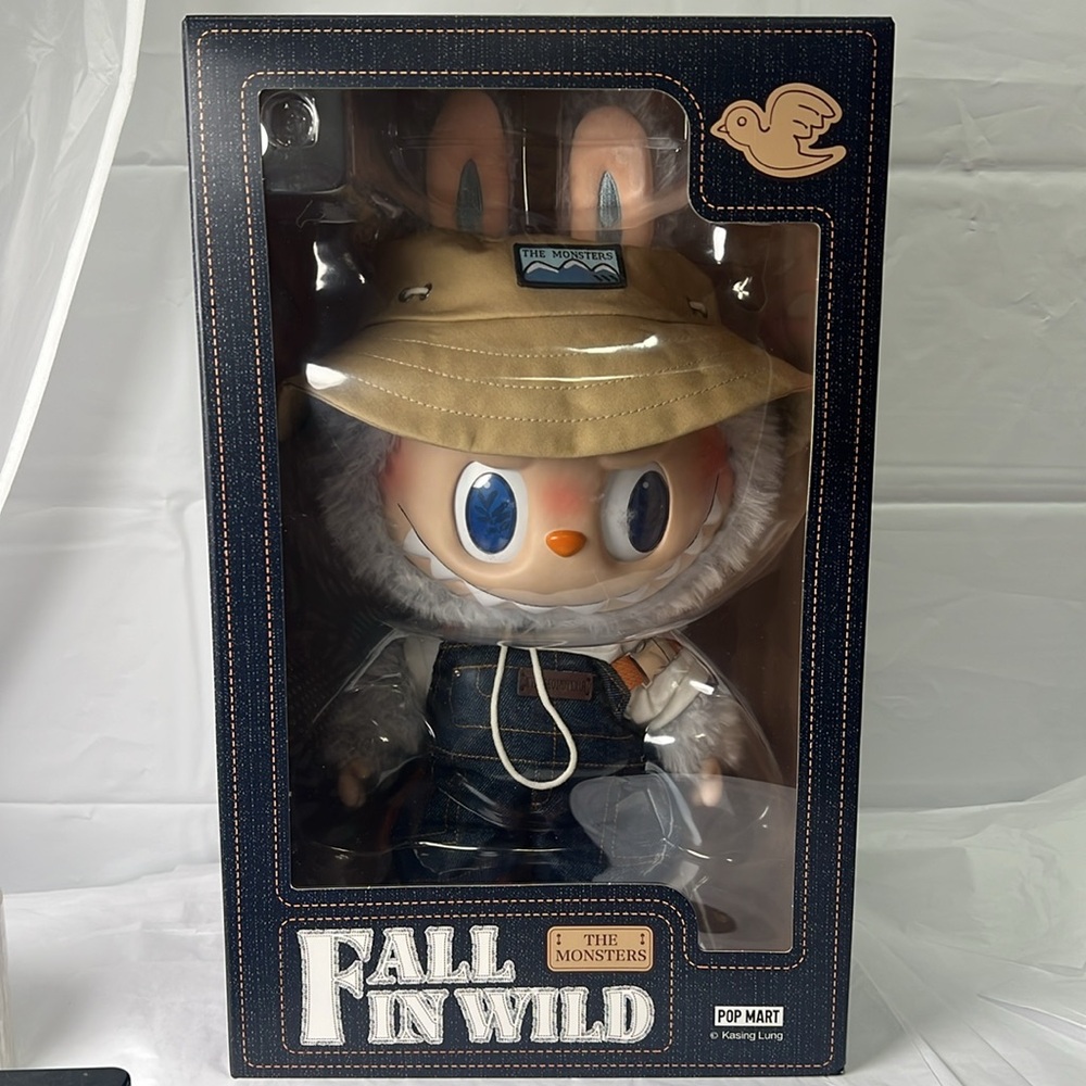 Pop Mart 15” Fall in the Wild Doll Labubu Monster NEW Jumbo Size Rabbit